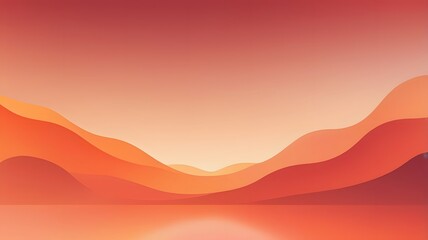 gradient of orange and red colors background 