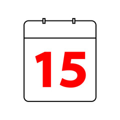 calender silhouette icon design template