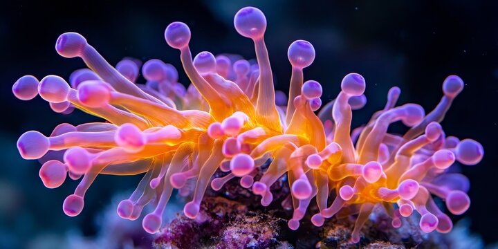 This image features a vibrant branching torch coral, showcasing the beauty of Euphyllia glabrescens. The branching torch coral is known for its stunning appearance and unique structure.