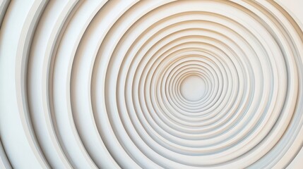 Minimalist spiral forms in a neutral color scheme, representing infinite elegance in design