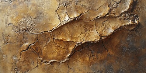 Naklejka premium Decorative plaster texture showcases an intricate imitation of a trunk, featuring distinctive details that resemble the trace of a bark beetle, enhancing its artistic appeal.