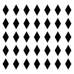 Vector geometric diamonds background. Diamond seamless background pattern vector