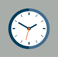 wall clock vector illustration
