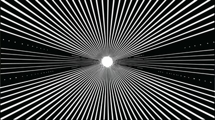 Fototapeta premium Dynamic Sunburst Rays Vector Background Graphic Design Element