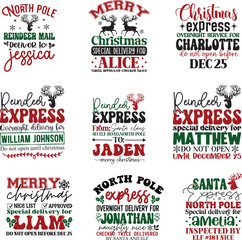 Santa Sack Design, Santa Sack Christmas Designs