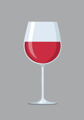 glass of red wine