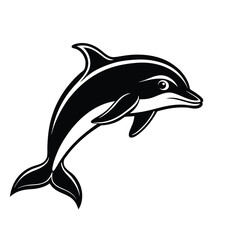 Fototapeta premium Dolphin svg