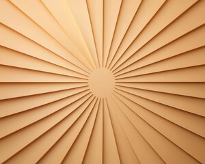 Minimalist geometric sunburst symbolizing enlightenment and the essence of life s purpose