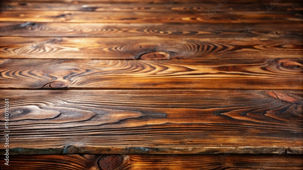 Aufkleber distressed wooden planks with a rustic and worn texture, perfect for a background or product display