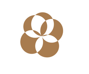 flower graphic design vector symbol logo