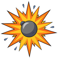 boom or tnt vector illustration