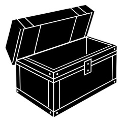 black box isolated on white