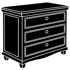 furniture set isolated