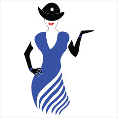  vector woman art free download 