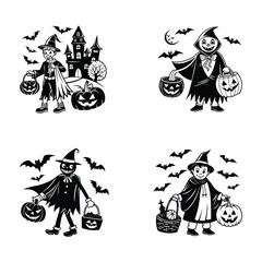 Fototapeta premium Horror Films svg