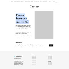 Fitness Coach Site and Workout Specialist Website 