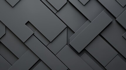 Abstract Dark Gray Rectangular Geometric Pattern