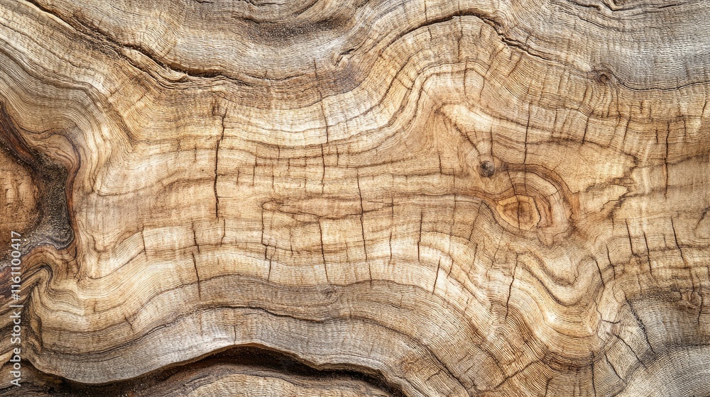Aufkleber cork wood grain texture background showcasing organic patterns with ample empty copyspace for your d