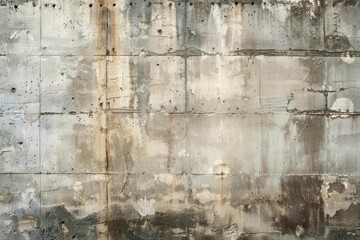  Photo of Old grey concrete bunker wall. Background texture for backdrops or mapping