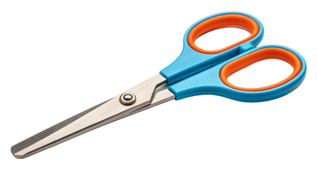 ChildSafe Scissors Colorful on Transparent Background