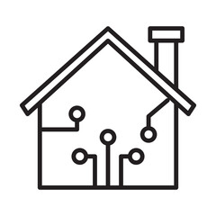 Smart House Lineart