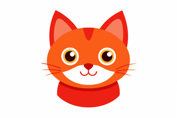 red cat with a smile