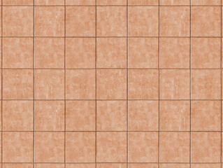 Top view of exterior and interior natural earth brown detroit ceramic floor with concrete or cement...