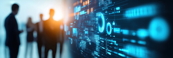 office meeting and strategy planning background