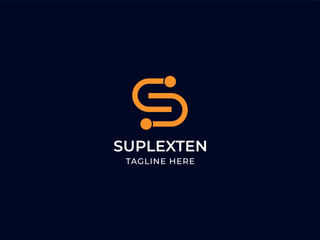 S modern letter logo 