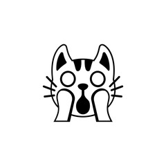 Shocked Cat Emoji