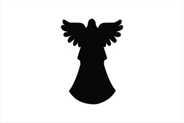 Fototapeta premium Merry hand drawn illustration on white background. angle vector art.