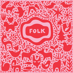 christmas card with deer and stars