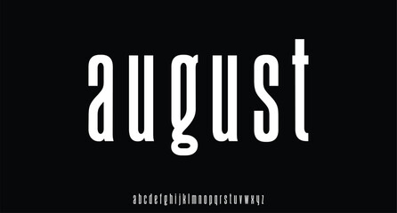 Modern Condensed Font. Alphabet, italic ,Uppercase Typography urban style condensed fonts for fashion, sport, technology, digital, music, movie, logo design, vector illustration
