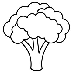 brocoli line art
