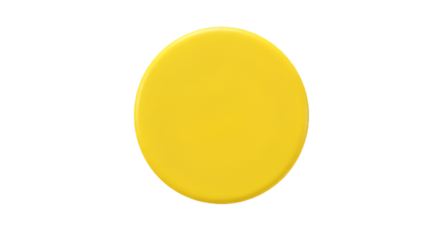 yellow circle isolated on white