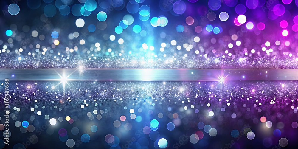 Poster a captivating blend of colorful bokeh lights fills the background, creating a lively atmosphere perf