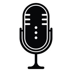 Microphone icon. Mic icon. Voice record microphone icon.