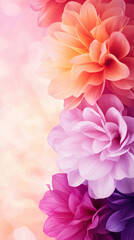 Obraz premium Vibrant floral arrangement garden nature photography bright colors close-up floral beauty