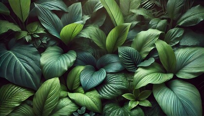 Naklejka premium Tropical Rainforest Leaf, isolated on a white background