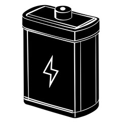 battery icon isolated on white