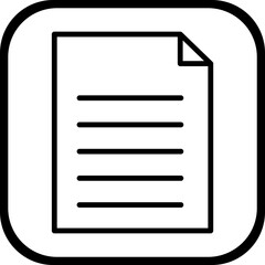 Document vector icon