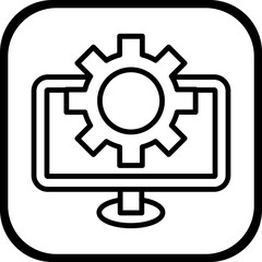 gear icon vector illustration