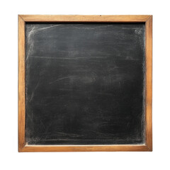 Fototapeta premium Blank Vintage Chalkboard with Wooden Frame for Creative Use