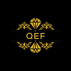 QEF  letter logo design