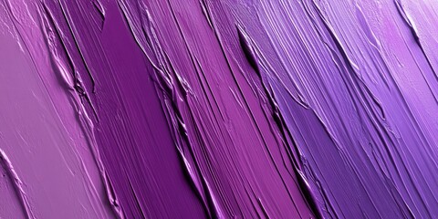 Beautiful swirls and grooves of vibrant purple hues blend together, showcasing an abstract artistic...