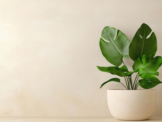 Minimalist wellness retreat with neutral tones, spa features, and lush greenery, modern relaxation, luxury escape