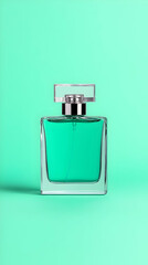 Aqua Perfume Bottle 3D Render