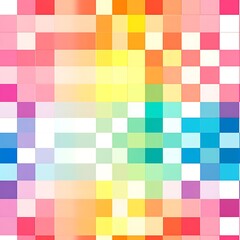 Vibrant Multicolor Checker Grid Pattern for Creative Design Projects