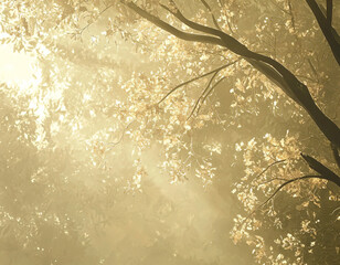 Golden Hour Forest
