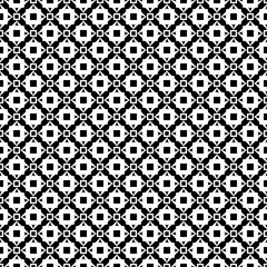 Black and white seamless pattern geometric background